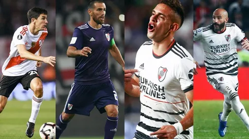 Los cuatro futbolistas de River que darán charla a los juveniles.