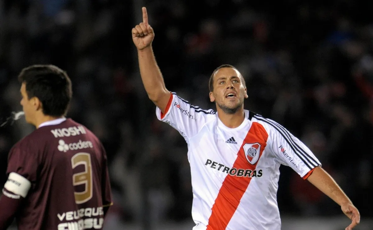 El delantero durante su paso por el Millonario.