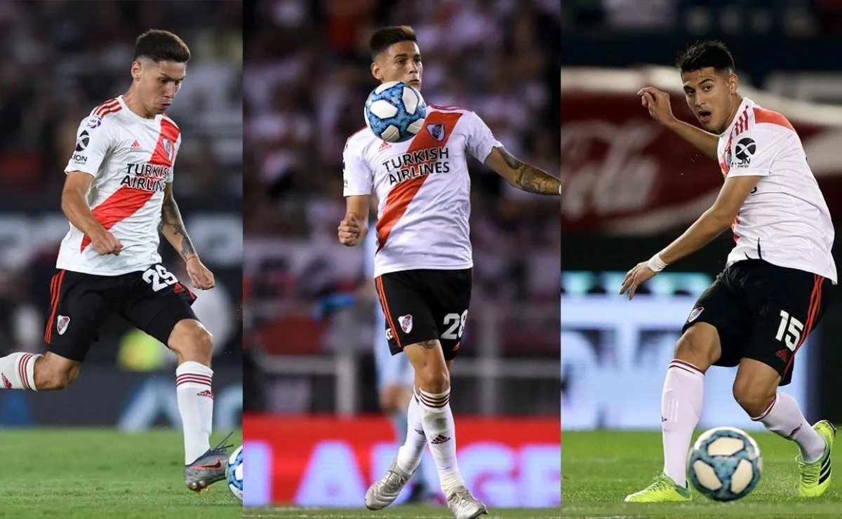 Montiel, Martínez Quarta y Palacios, tres cracks que debutaron de la mano del Muñeco