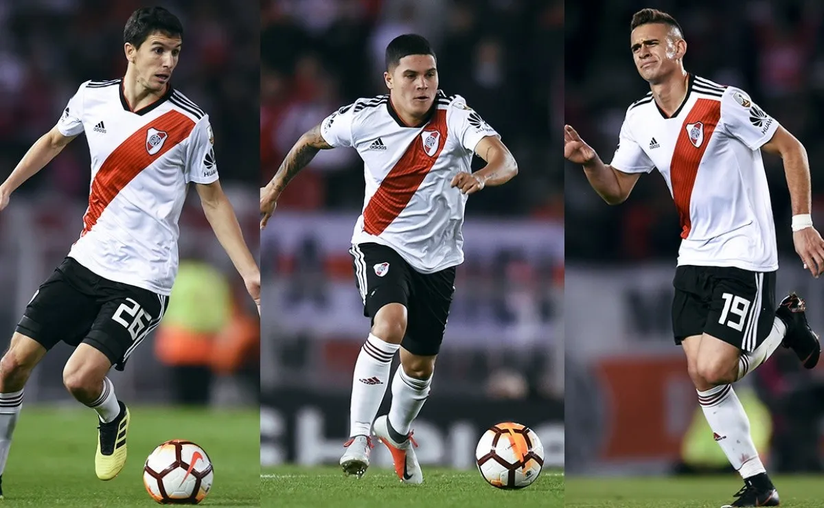 Nacho Fernández, Juanfer Quintero y Rafael Borré, tres de los grandes nombres que llegaron en el ciclo Gallardo
