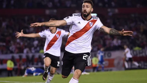 El Oso tiene la cabeza en River y quiere volver al gol.