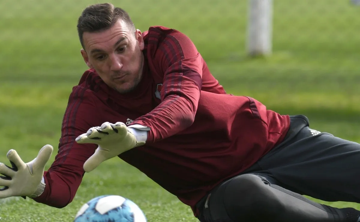 Franco Armani lleva 97 partidos oficiales en River desde que arribó al club en enero de 2018. (FOTO: Getty)