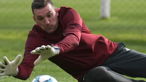 Franco Armani lleva 97 partidos oficiales en River desde que arribó al club en enero de 2018. (FOTO: Getty)