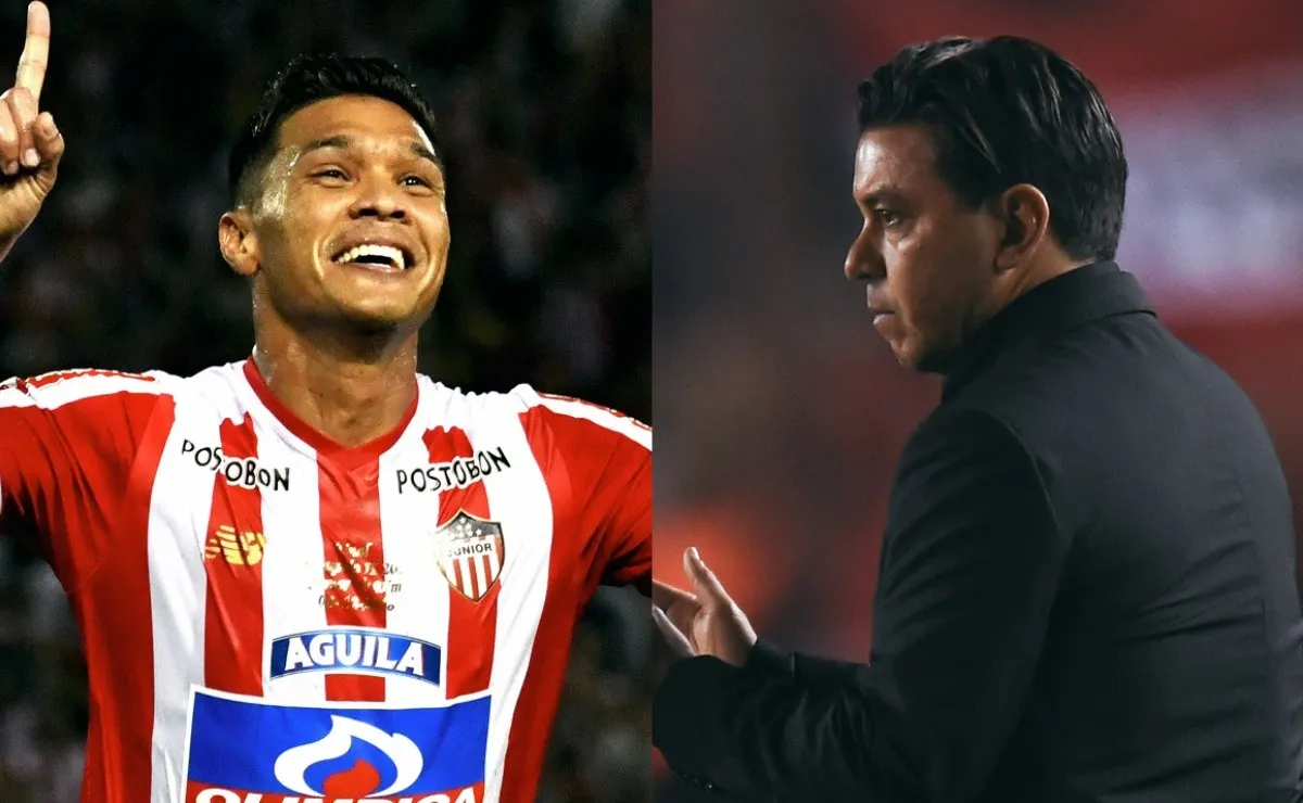 Teófilo Gutiérrez tuvo como DT a Gallardo entre junio de 2014 y julio de 2015. (FOTOS: Getty)