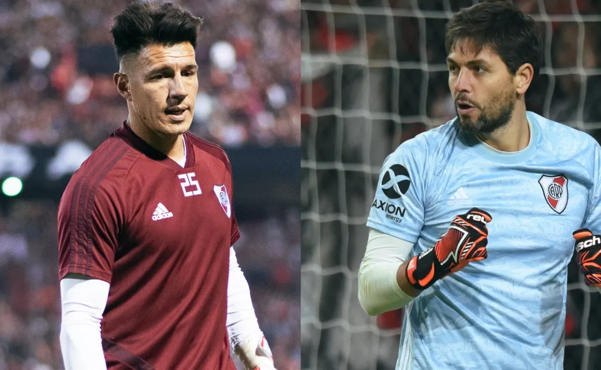 Enrique Bologna y Germán Lux están en River desde julio de 2016 y junio de 2017, respectivamente. (FOTOS: Getty)