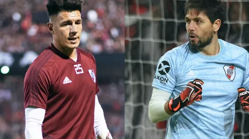 Enrique Bologna y Germán Lux están en River desde julio de 2016 y junio de 2017, respectivamente. (FOTOS: Getty)