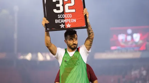 Scocco recibió un reconocimiento especial cuando River visitó a Newell's, el 30 de noviembre de 2019. (FOTO: Getty)