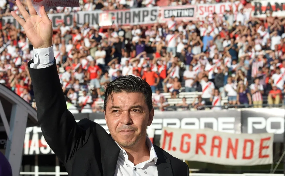 Marcelo Gallardo reemplazó a Ramón Díaz en junio de 2014, tras la renuncia del Pelado. (FOTO: Getty)