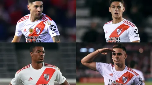 Montiel y Martínez Quarta surgieron del club, mientras que De La Cruz y Borré llegaron en agosto de 2017. (FOTOS: Getty)