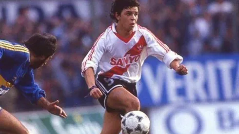 Marcelo Gallardo tuvo tres ciclos como jugador de River. (FOTO: El Gráfico)