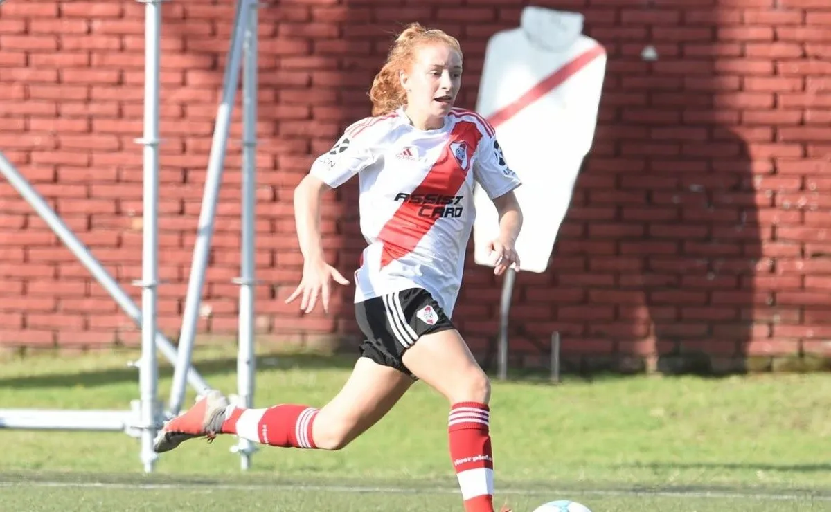 Justina Morcillo, una de las figuras de River, que sumó 38 puntos en 15 partidos. (FOTO: Prensa River)
