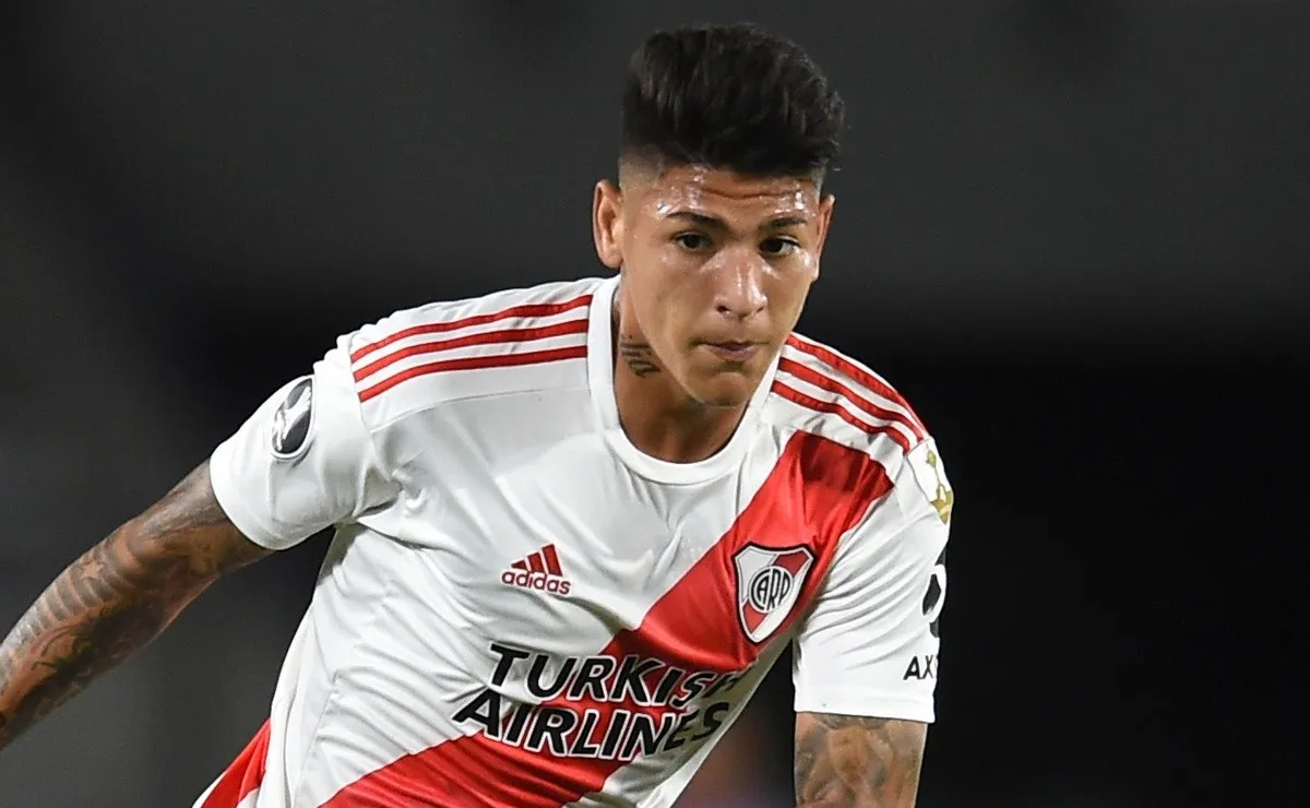Jorge Carrascal lleva 17 partidos oficiales en River, con tres goles y una asistencia. (FOTO: Getty)