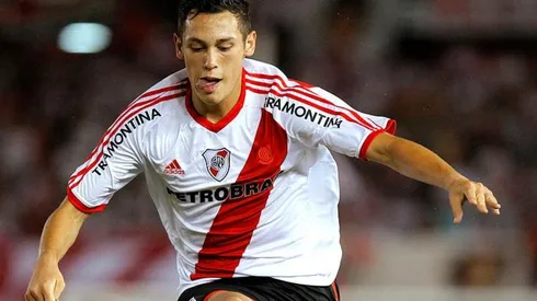 Ocampos disputó 40 partidos oficiales con la camiseta de River y marcó 7 goles