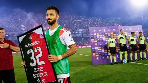 Scocco fue condecorado el 30 de noviembre pasado, cuando River venció 3-2 a Newell's: hizo un gol. (FOTO: Getty)