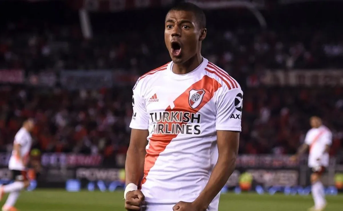 De La Cruz lleva 85 partidos en River, y marcó 11 goles
