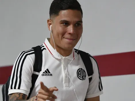 Quintero: "Yo estoy muy feliz en River, amo a este equipo"