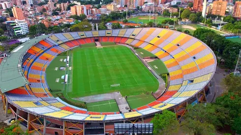 El estadio Atanasio Girardot, cancha donde son locales Atlético Nacional e Independiente Medellín.
