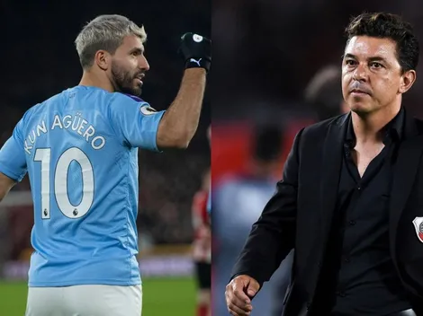 El Kun Agüero y un gran elogio para Gallardo