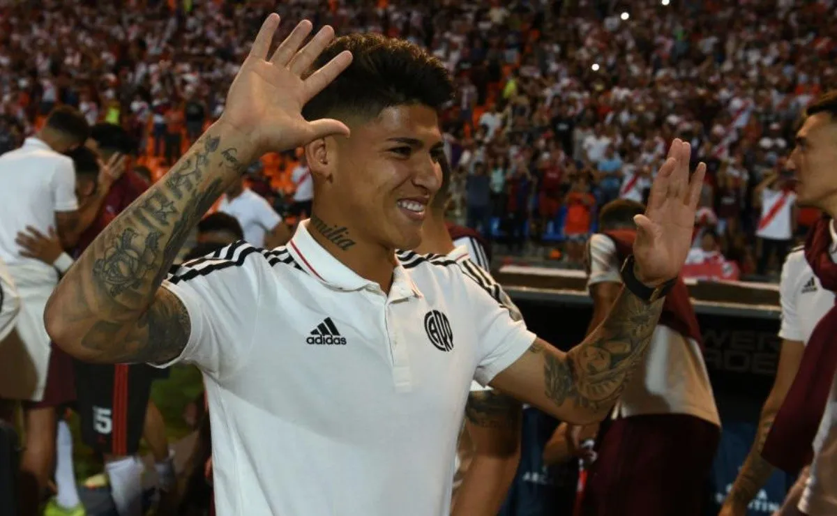 Carrascal disputó 17 partidos oficiales en River y marcó 3 goles