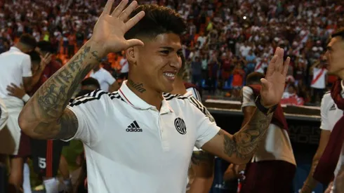 Carrascal disputó 17 partidos oficiales en River y marcó 3 goles