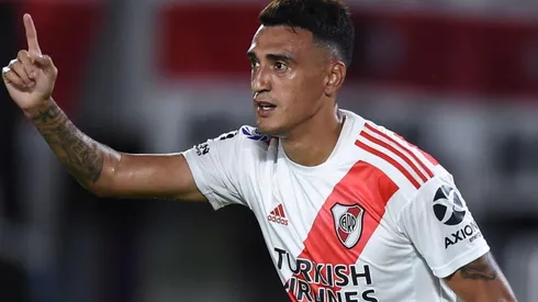 Suárez disputó 49 partidos oficiales en River y marcó 16 goles