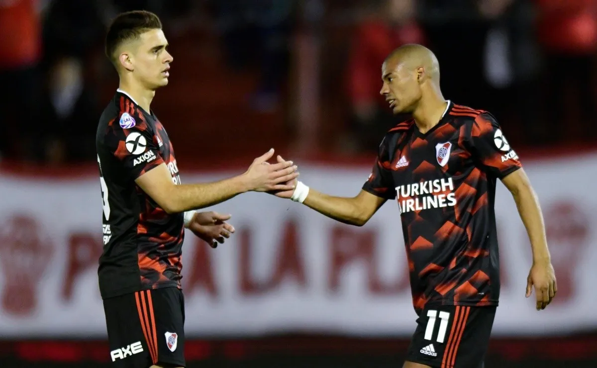 Borré y De La Cruz llegaron a River en agosto de 2017, pero comenzaron a asentarse al año siguiente. (FOTO: Getty)
