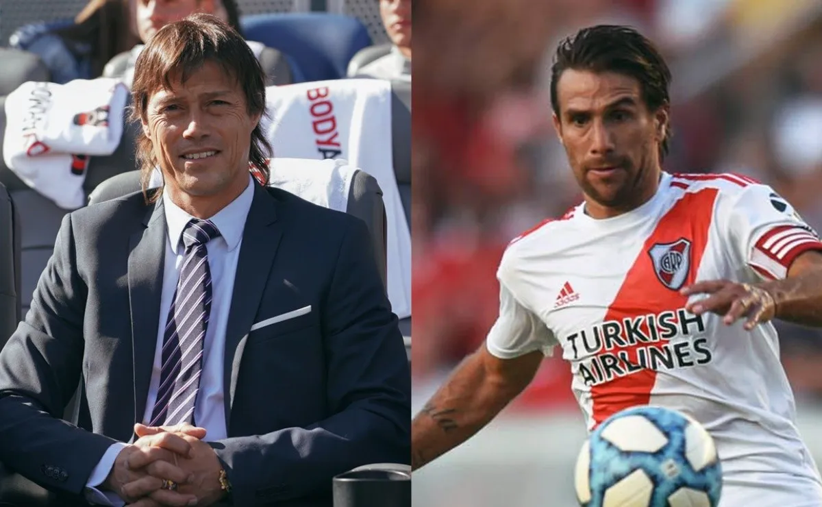 Matías Almeyda y Leonardo Ponzio no llegaron a ser compañeros en River por pocos meses de diferencia. (FOTOS: Getty)