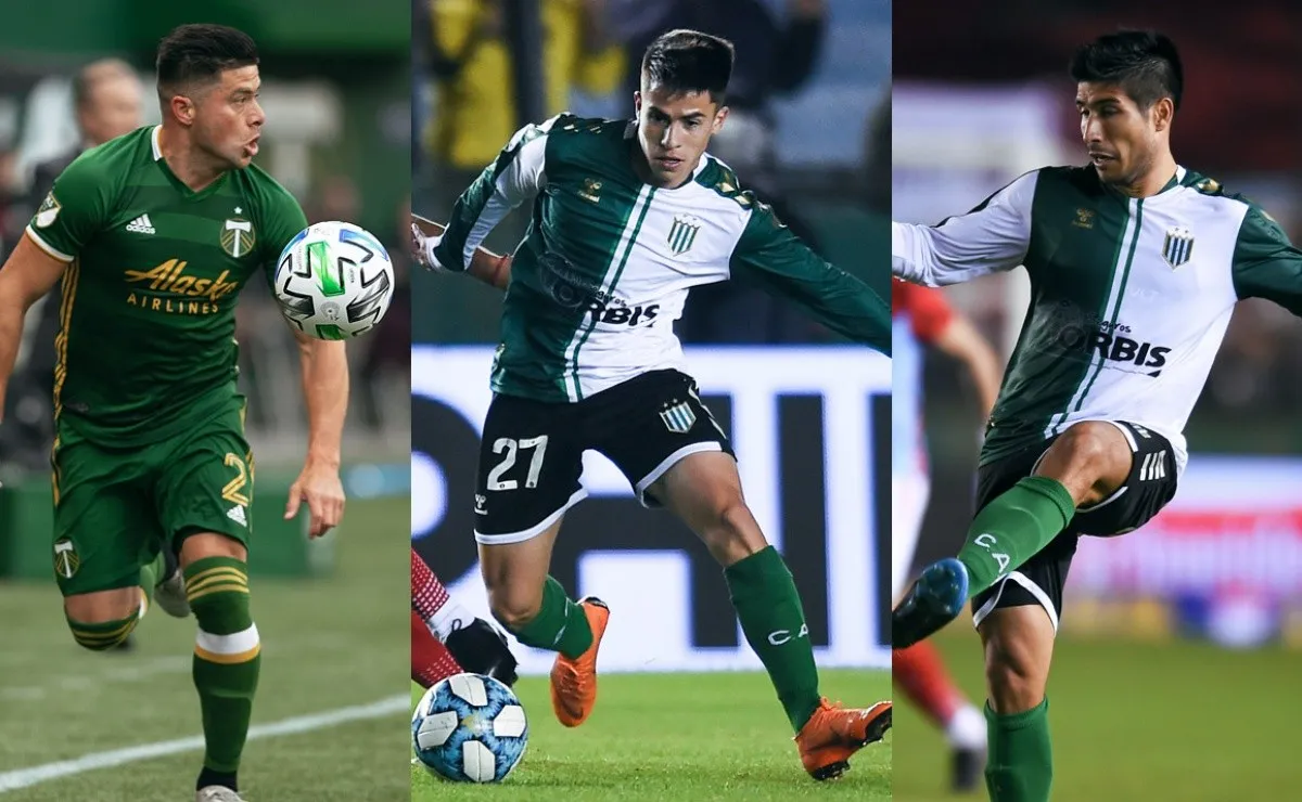 Jorge Moreira, Matías Moya y Luciano Lollo, cuyos préstamos se vencen el próximo 30 de junio. (FOTO: Getty)