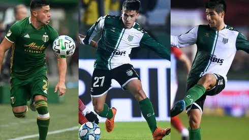 Jorge Moreira, Matías Moya y Luciano Lollo, cuyos préstamos se vencen el próximo 30 de junio. (FOTO: Getty)