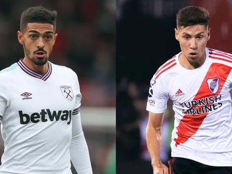 Lanzini recomendó a Montiel para el West Ham y confesó que lo llamó a Cachete