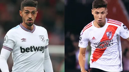 Manuel Lanzini y Gonzalo Montiel surgieron de las Divisiones Inferiores de River. (FOTOS: Getty)