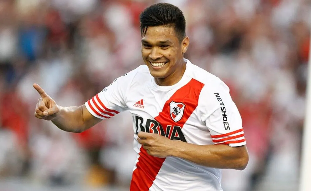 El colombiano jugó 70 partidos oficiales en River, marcó 28 goles y cosechó 5 títulos