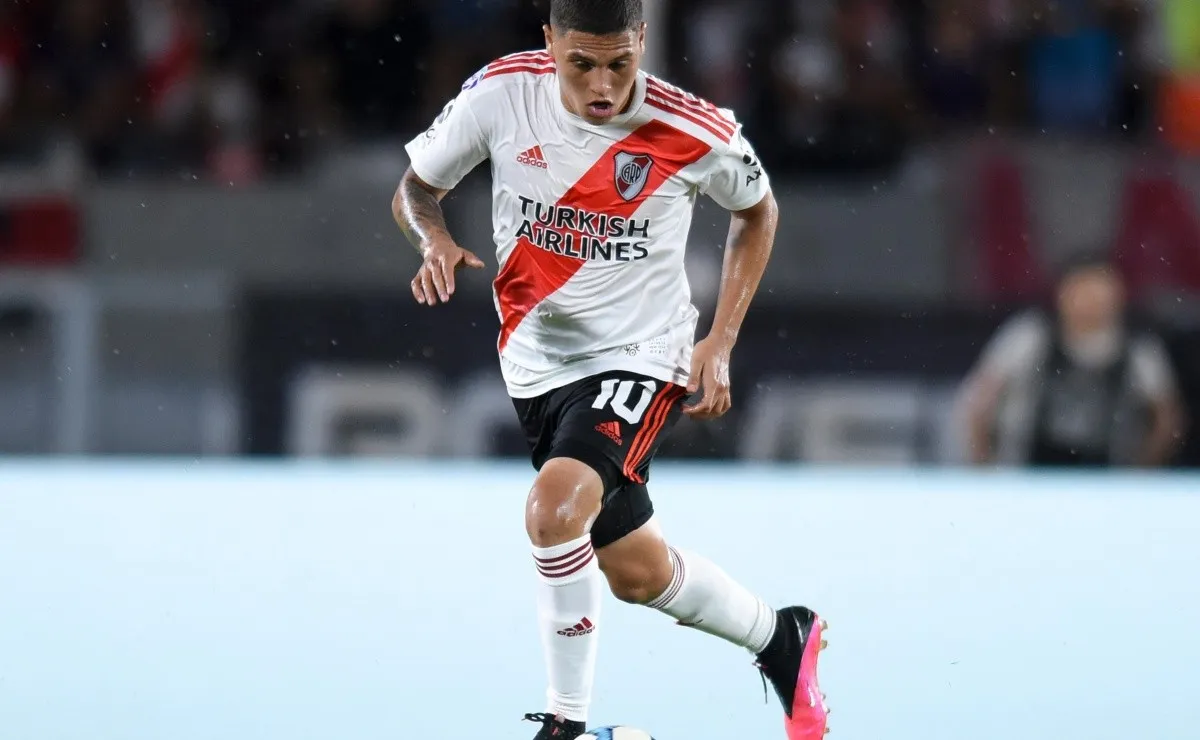 Juan Fernando Quintero jugó 61 partidos en River e hizo 12 goles. (FOTO: Getty)