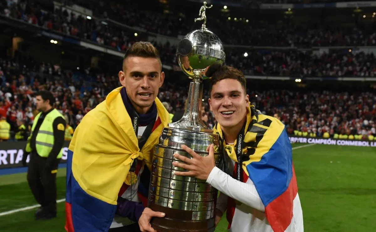 Rafael Borré y Juan Fernando Quintero, hombres con rodaje en la Selección de Colombia. (FOTO: Getty)