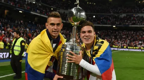Rafael Borré y Juan Fernando Quintero, hombres con rodaje en la Selección de Colombia. (FOTO: Getty)