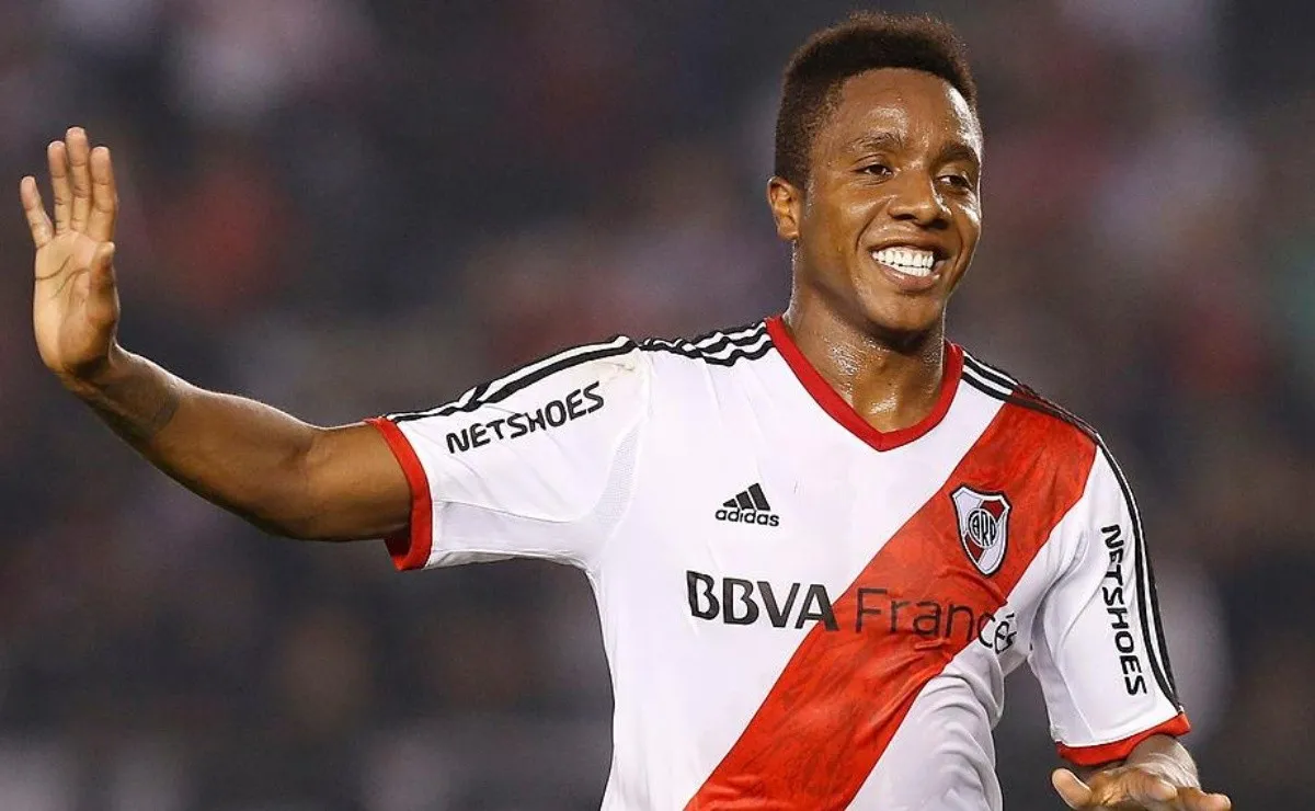 Carbonero disputó 36 partidos oficiales en River y convirtió 8 goles