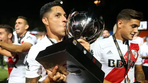 River jugó tres veces la Supercopa Argentina: perdió dos y ganó una, contra Boca. (FOTO: Getty)