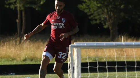 Ignacio Scocco llegó a River en junio de 2017: lleva 90 partidos oficiales y 38 goles. (FOTO: Getty)
