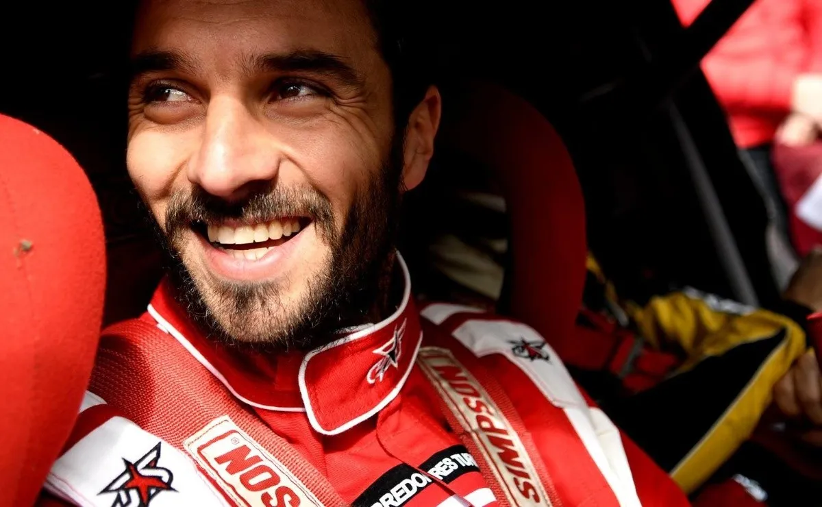 Scocco y Ponzio se subieron a un auto de TC en junio de 2018. (FOTO: Carburando)