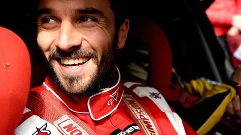 Scocco y Ponzio se subieron a un auto de TC en junio de 2018. (FOTO: Carburando)