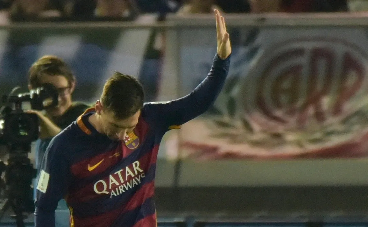 Lionel Messi no había pedido perdón cuando le hizo un gol a Estudiantes en el Mundial de Clubes 2009. (FOTO: Getty)