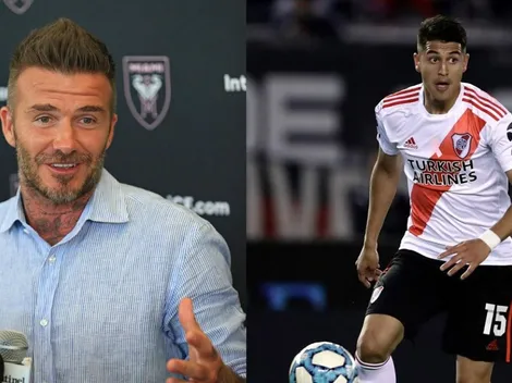 La charla que Palacios tuvo con David Beckham