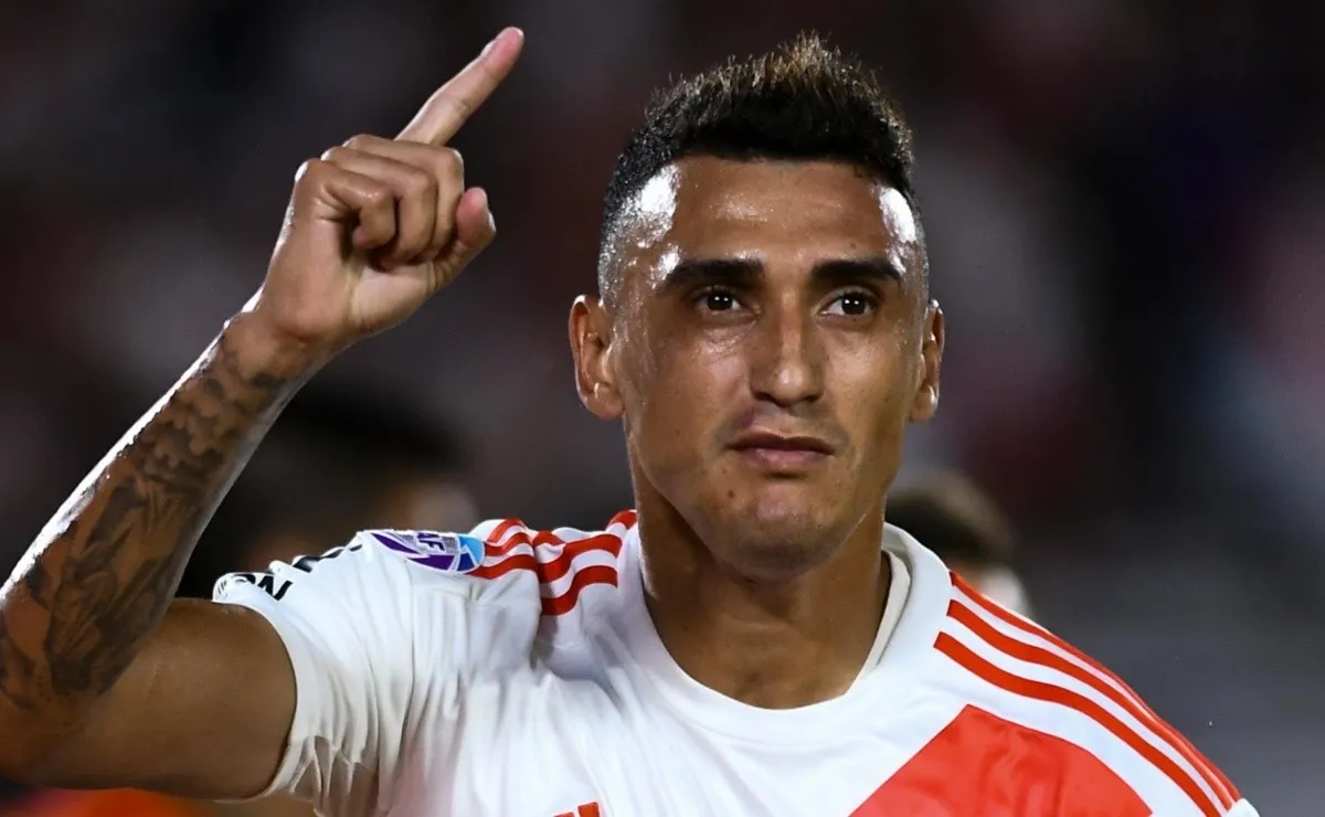 Matías Suárez lleva 49 partidos oficiales en River, con 16 goles y 12 asistencias. (FOTO: Getty)