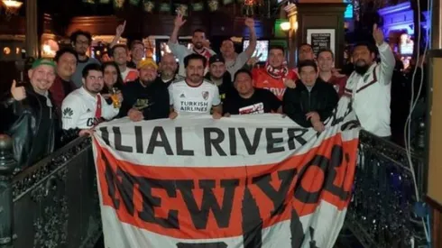 Los hinchas de River están distribuidos en distintos puntos de Estados Unidos. (FOTO: @RiverPlateNY)