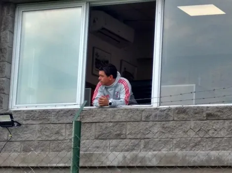 Así es la intimidad de Gallardo en Ezeiza