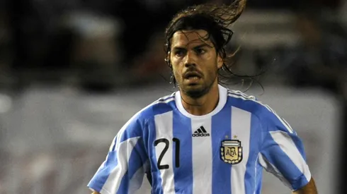 El Chino jugó 130 partidos oficiales en River, y marcó un gol