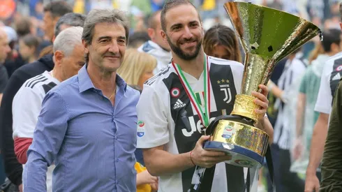 Jorge y Gonzalo, en el festejo por la obtención del Calcio 2017/2018.