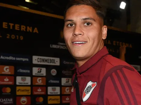 Quintero, solo y en bicicleta