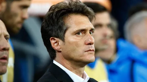 La decepción de Barros Schelotto después de perder la final eterna en Madrid.