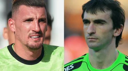 Franco Armani y Marcelo Barovero fueron rivales en las dos finales de la Copa Sudamericana 2014. (FOTOS: Getty)